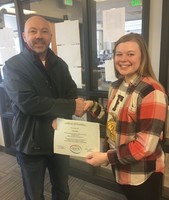 Libby Heger CRACTC Student of the Month